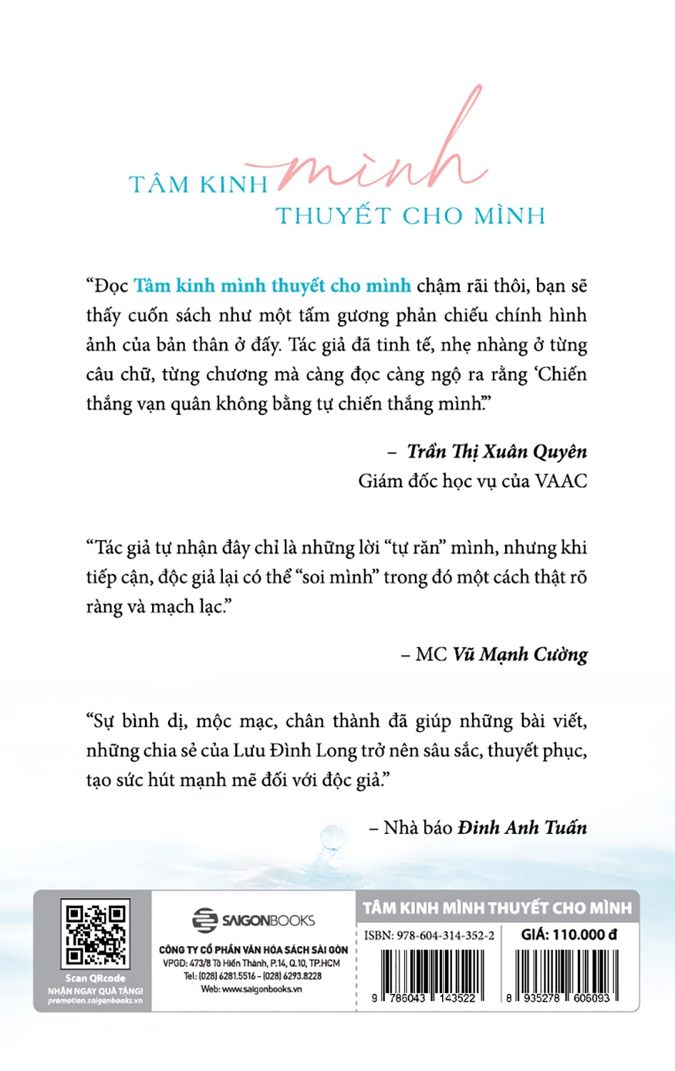 tâm kinh mình thuyết cho mình