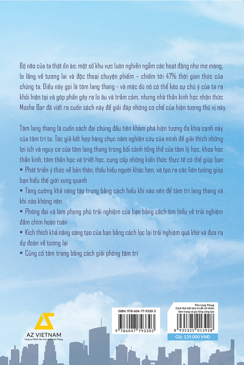 tâm lang thang - cách thả trôi tâm trí để cải thiện tâm trạng và gia tăng sáng tạo