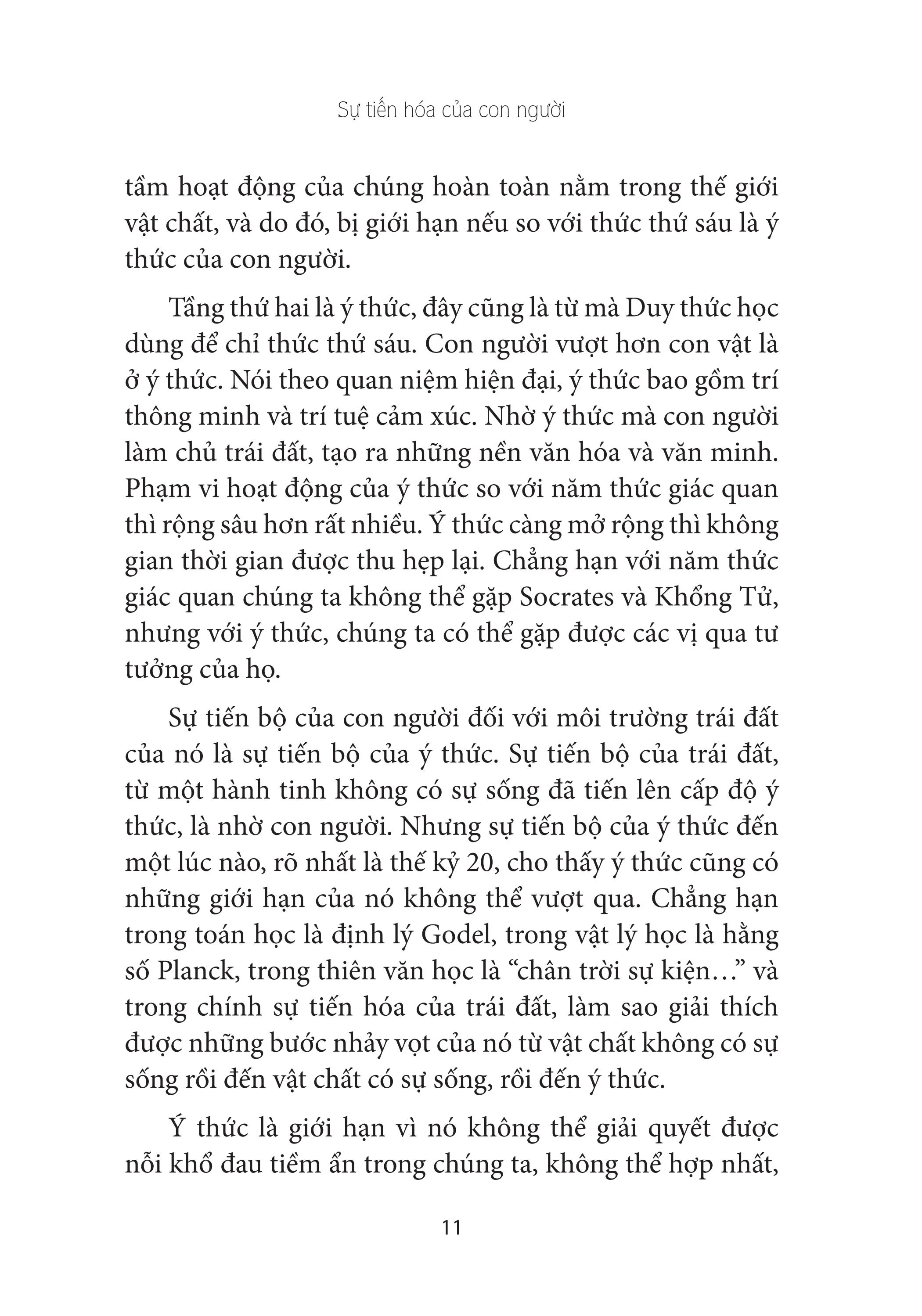 tâm linh như là sự tiến hoá tất yếu của con người