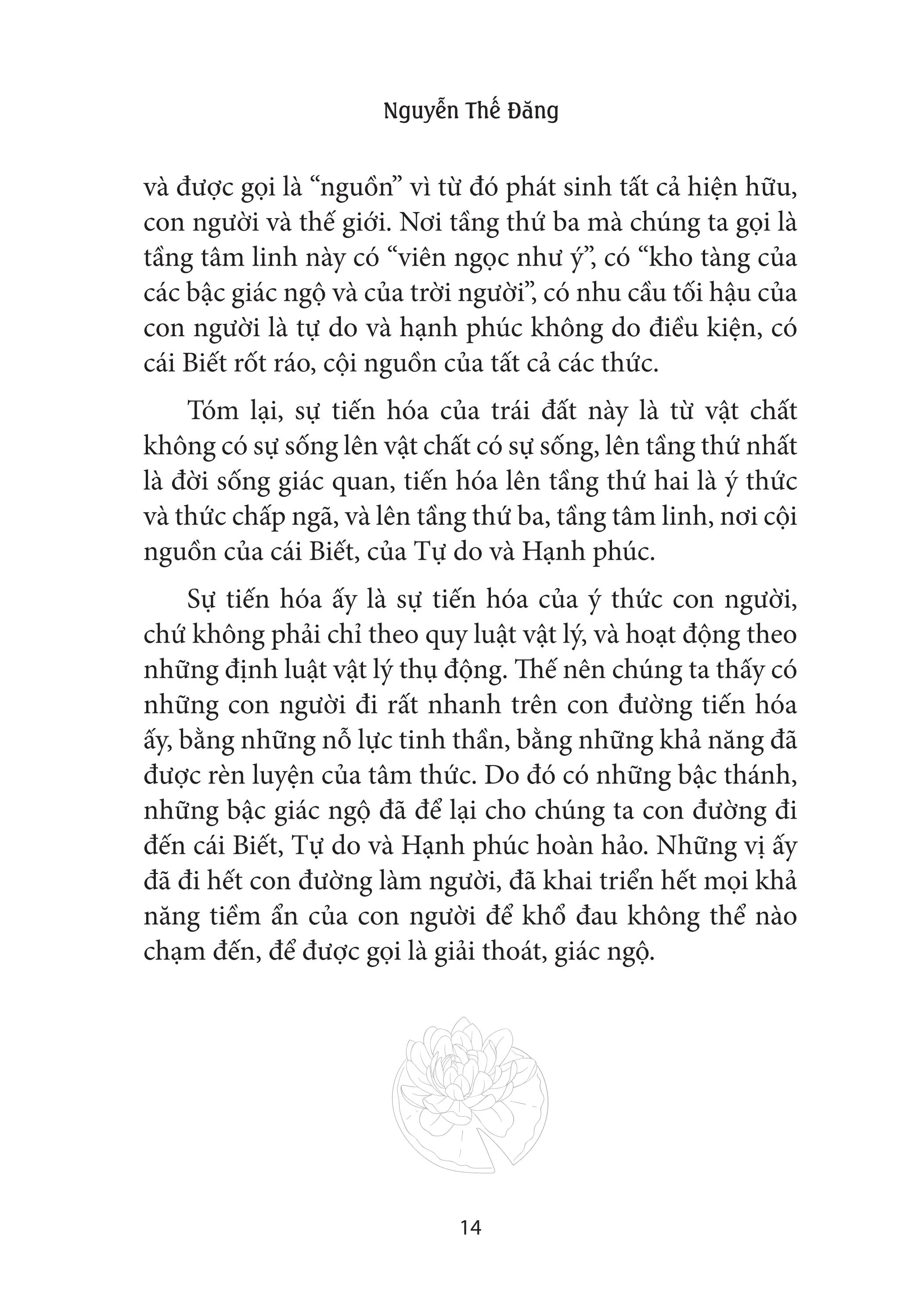 tâm linh như là sự tiến hoá tất yếu của con người