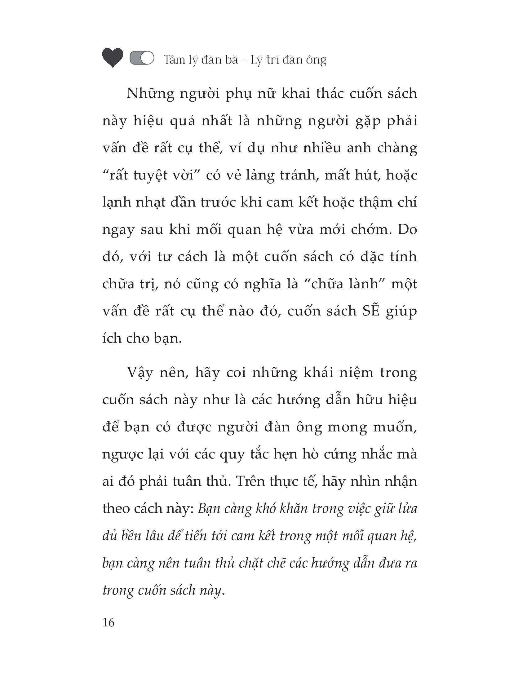 tâm lý đàn bà - lý trí đàn ông