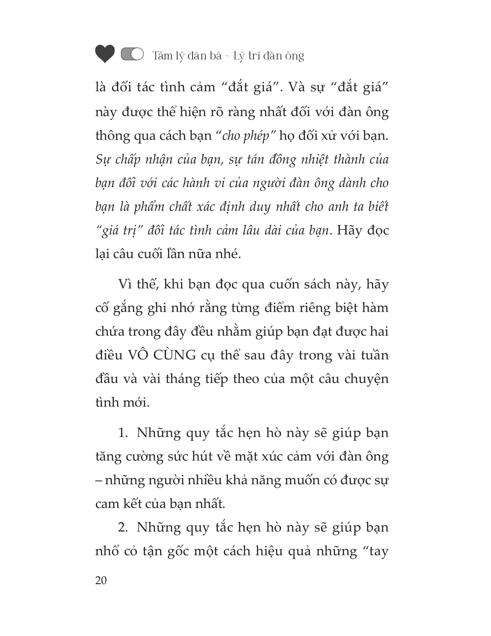 tâm lý đàn bà - lý trí đàn ông