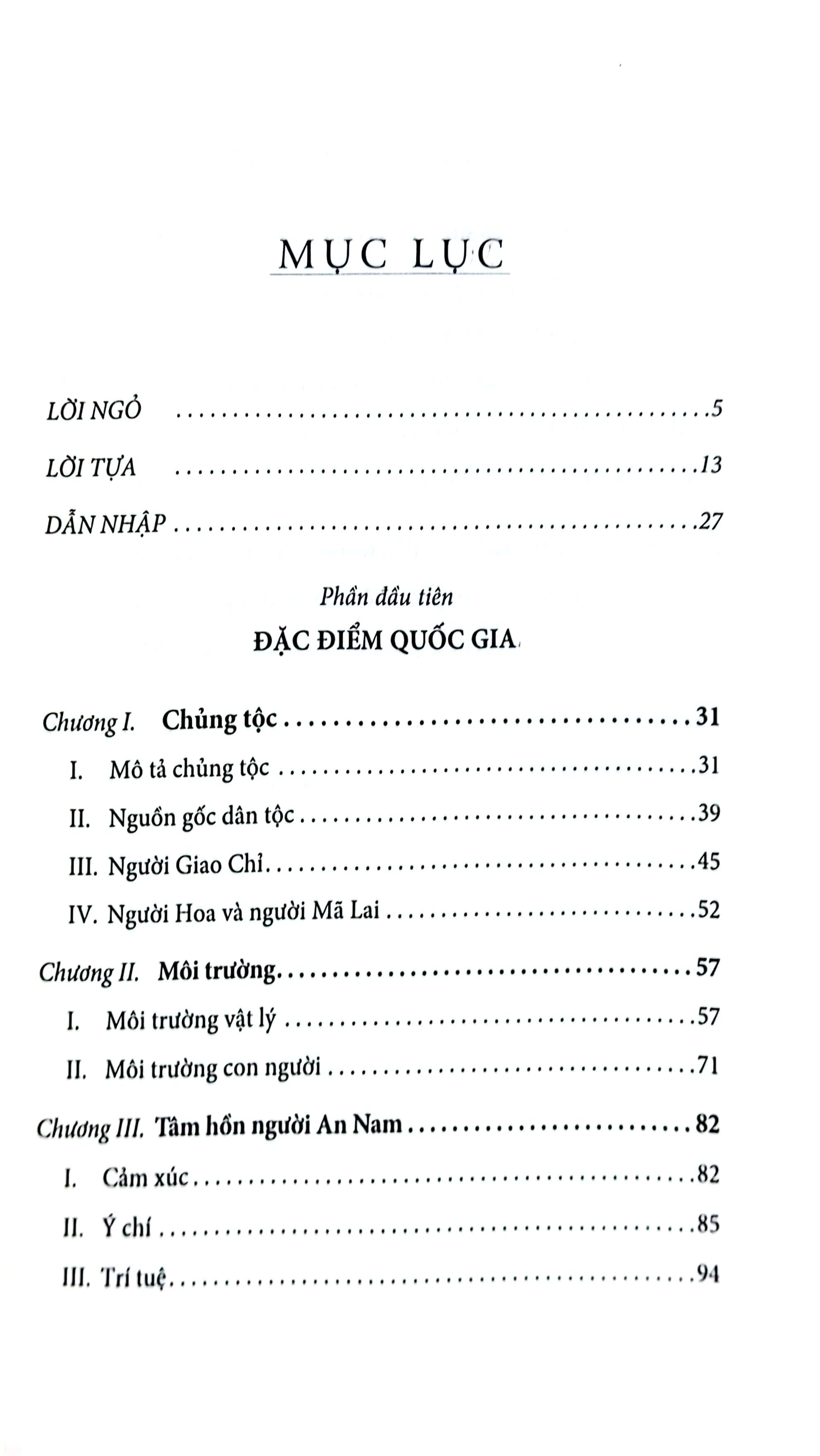 tâm lý dân tộc an nam