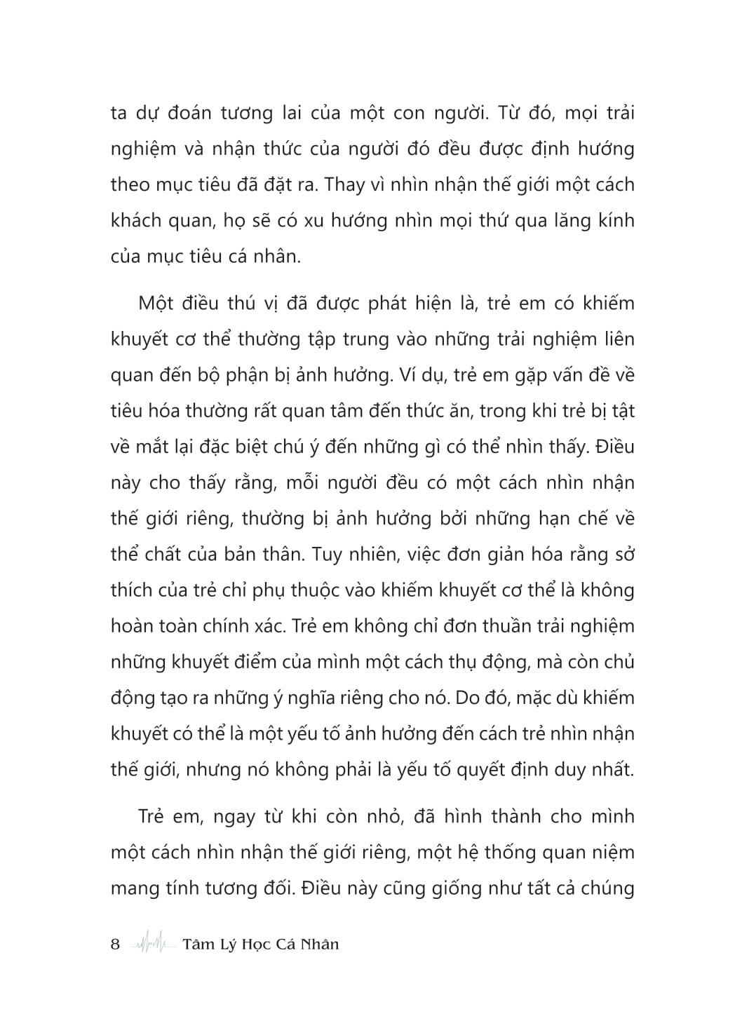 Tâm Lý Học Cá Nhân - Thấu Hiểu Bản Chất Con Người Và Sống Cuộc Đời Viên Mãn