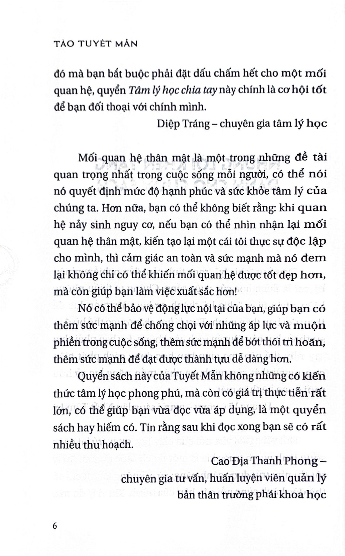 tâm lý học chia tay