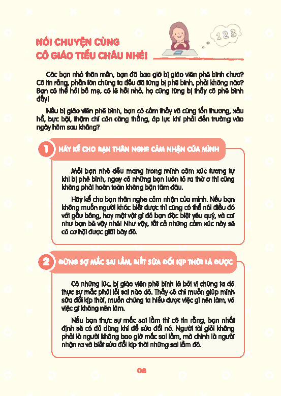 tâm lý học dành cho học sinh tiểu học - làm bạn với cảm xúc - rèn kỹ năng quản lý cảm xúc