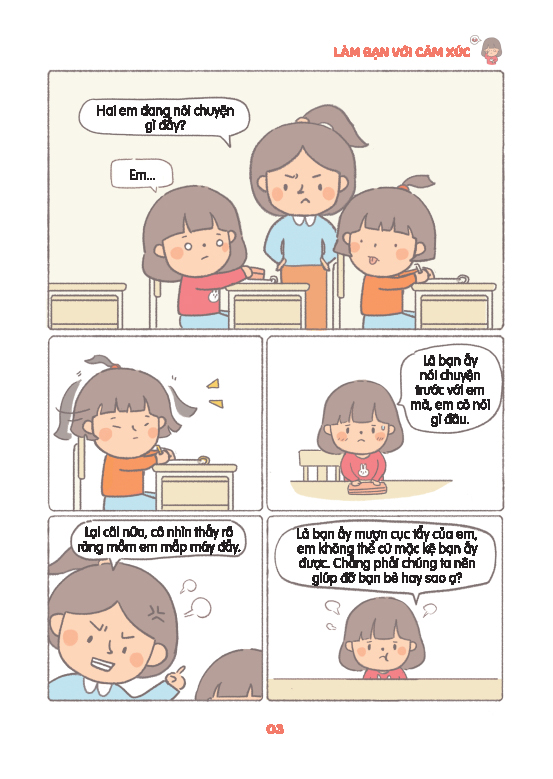 tâm lý học dành cho học sinh tiểu học - làm bạn với cảm xúc - rèn kỹ năng quản lý cảm xúc