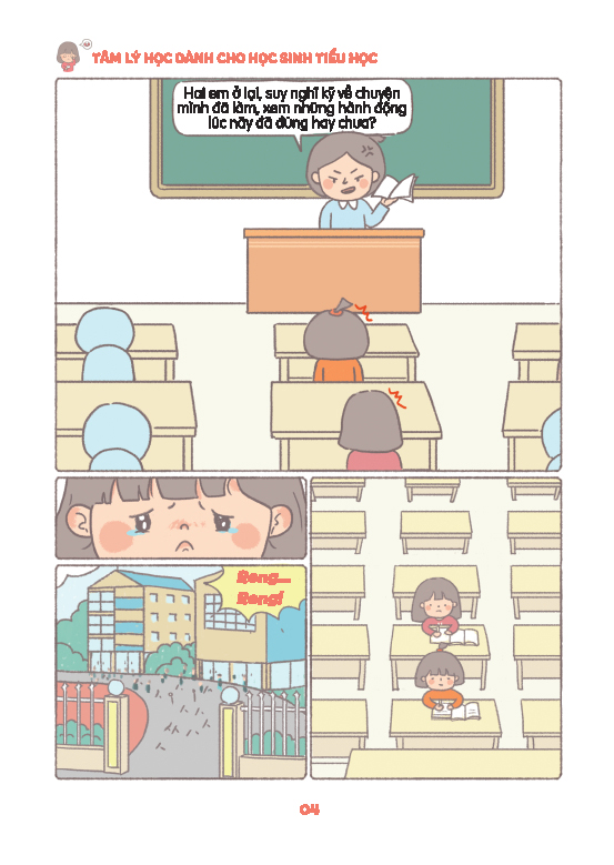 tâm lý học dành cho học sinh tiểu học - làm bạn với cảm xúc - rèn kỹ năng quản lý cảm xúc