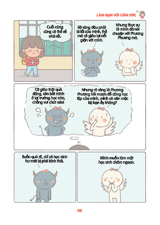 tâm lý học dành cho học sinh tiểu học - làm bạn với cảm xúc - rèn kỹ năng quản lý cảm xúc