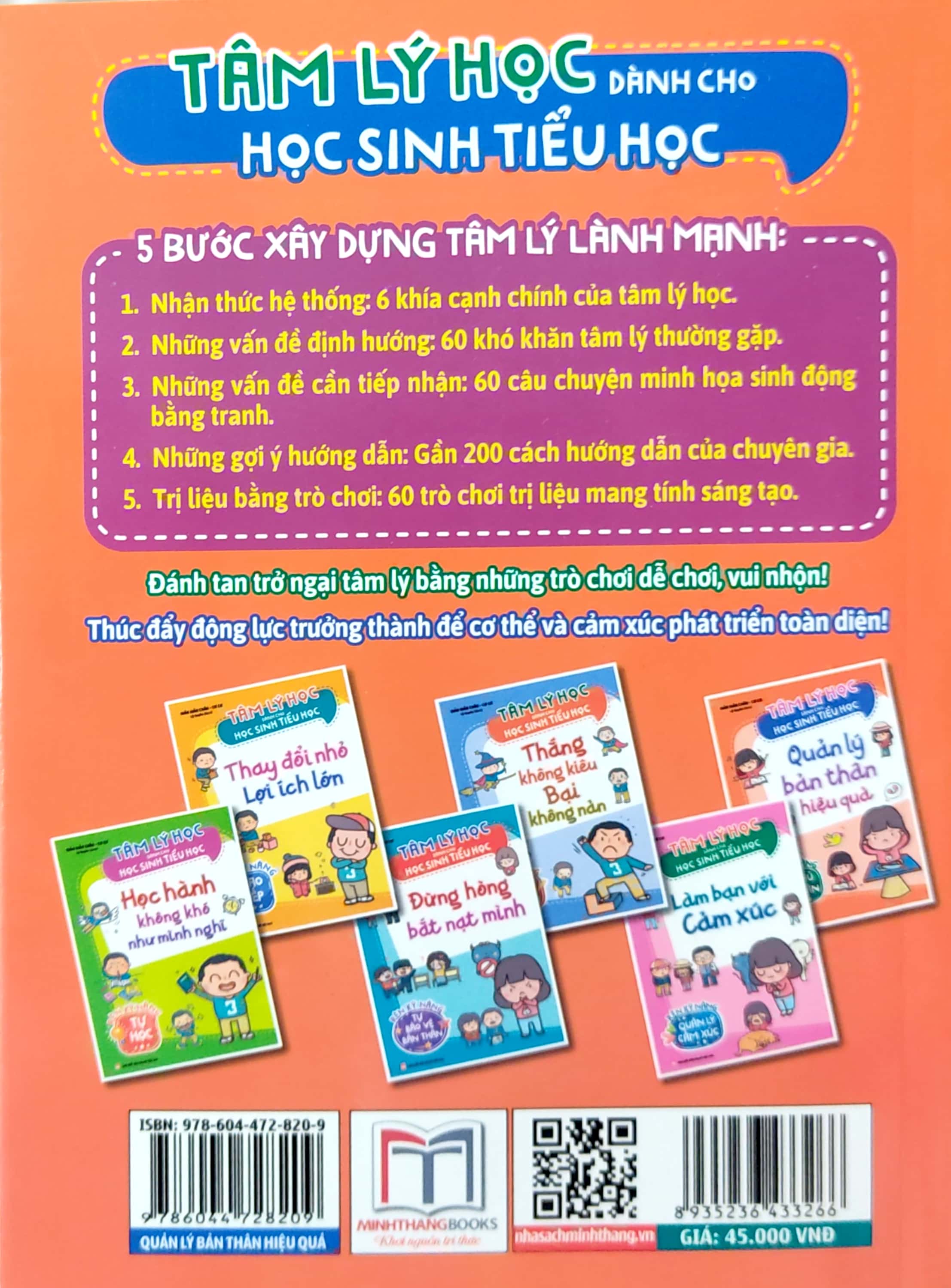 tâm lý học dành cho học sinh tiểu học - quản lý bản thân hiệu quả - rèn kỹ năng làm chủ bản thân