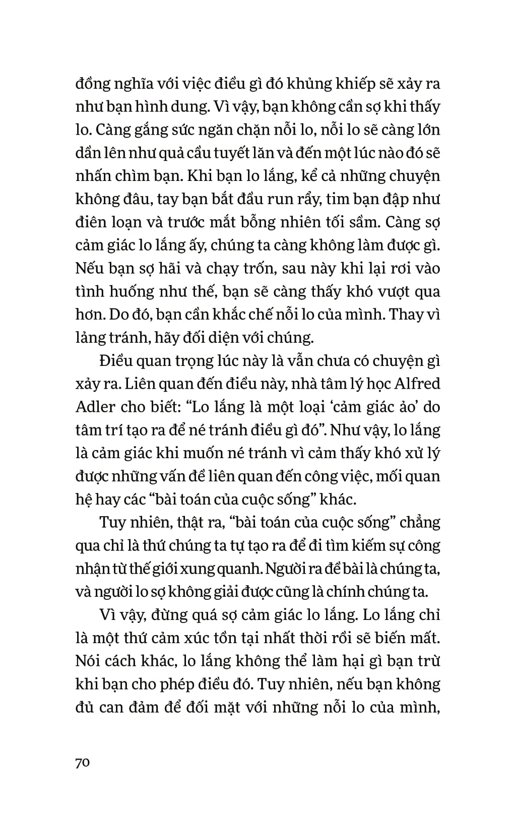 tâm lý học dành cho người hay lo nghĩ