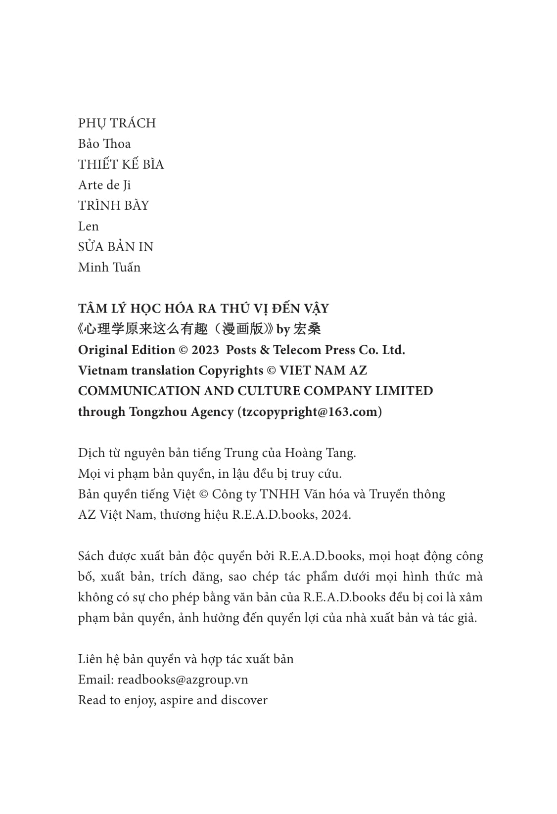 tâm lý học hóa ra thú vị đến vậy