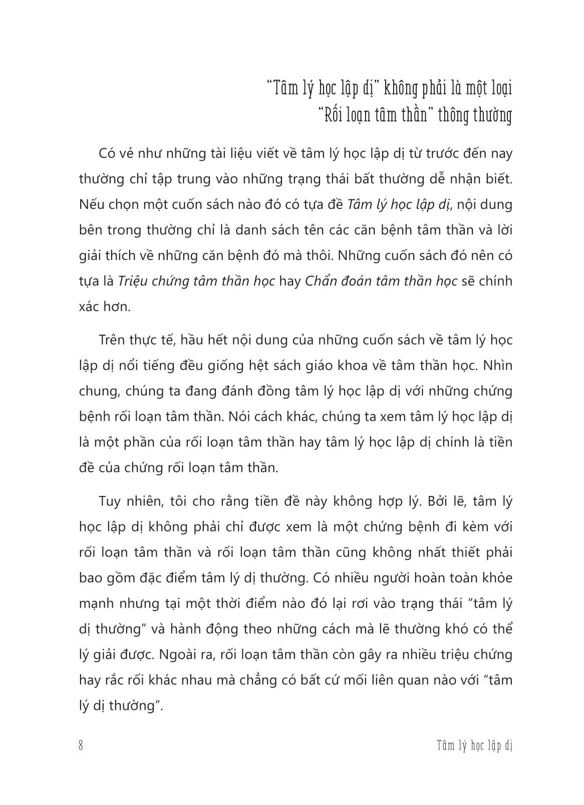 tâm lý học lập dị - bí mật của những hành vi bất thường