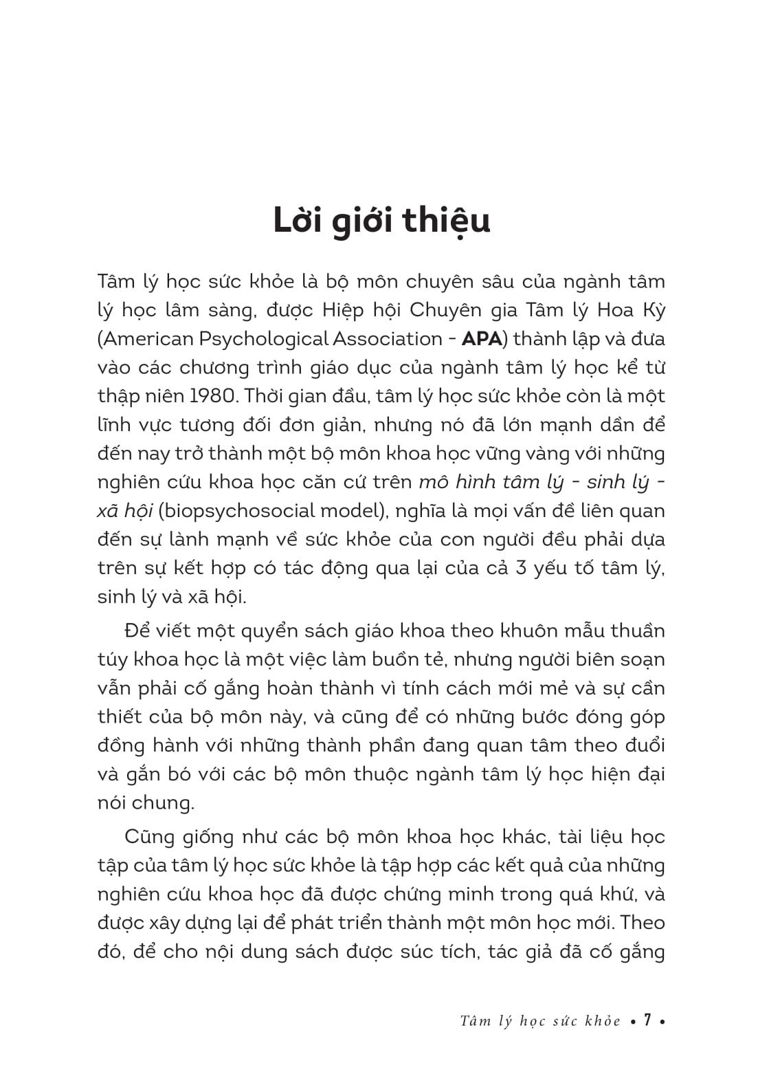 tâm lý học sức khỏe