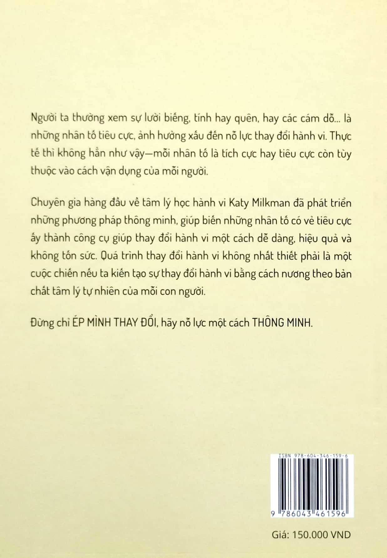 tâm lý học thay đổi hành vi - phương pháp từ bỏ thói quen xấu mà không tốn sức
