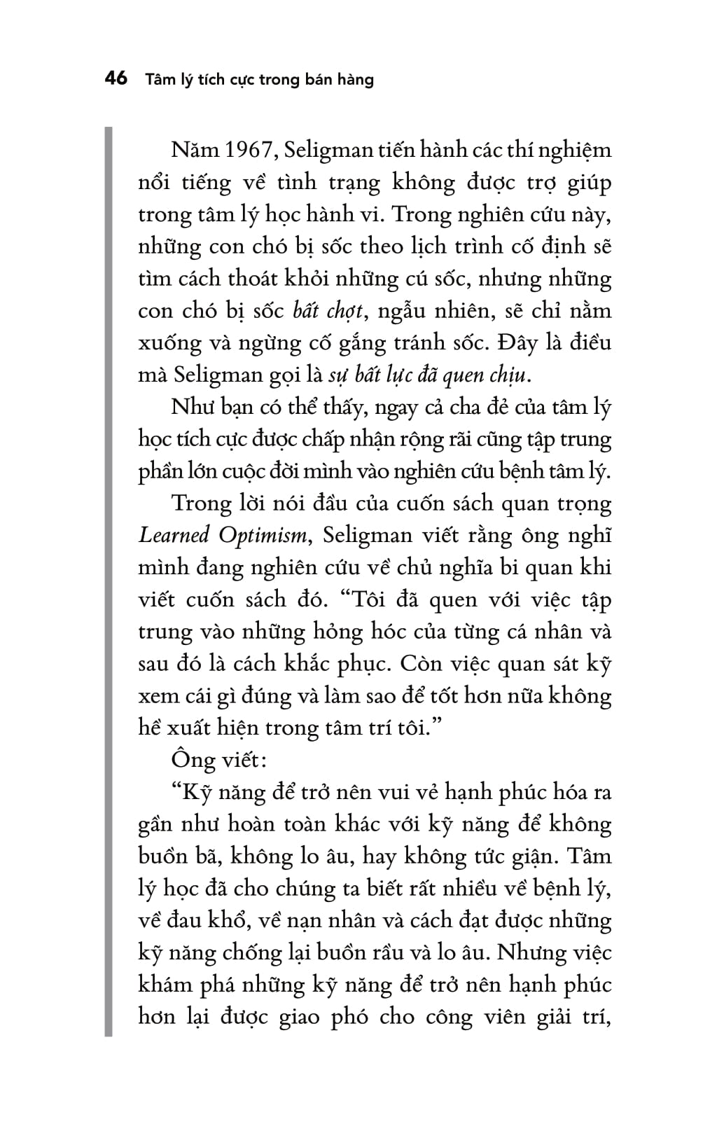 tâm lý học tích cực trong bán hàng - tăng tự tin, tăng doanh số và thêm hạnh phúc - selling boldy