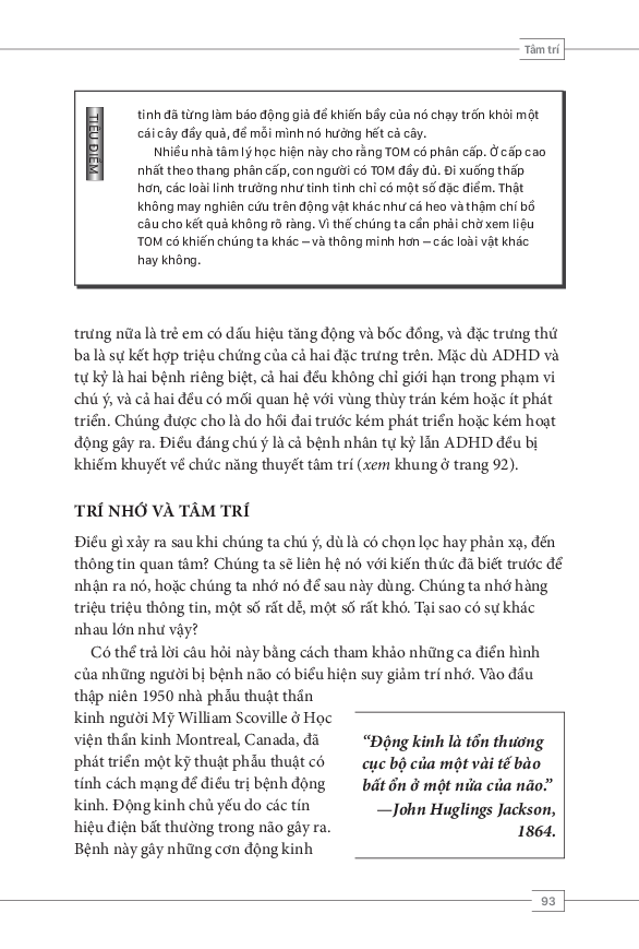 tâm lý học toàn thư - bộ não và tâm trí