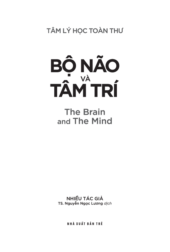 tâm lý học toàn thư - bộ não và tâm trí