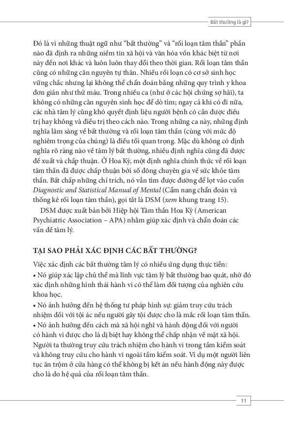 tâm lý học toàn thư - tâm lý học bất thường