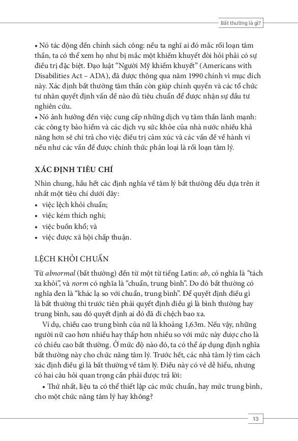 tâm lý học toàn thư - tâm lý học bất thường