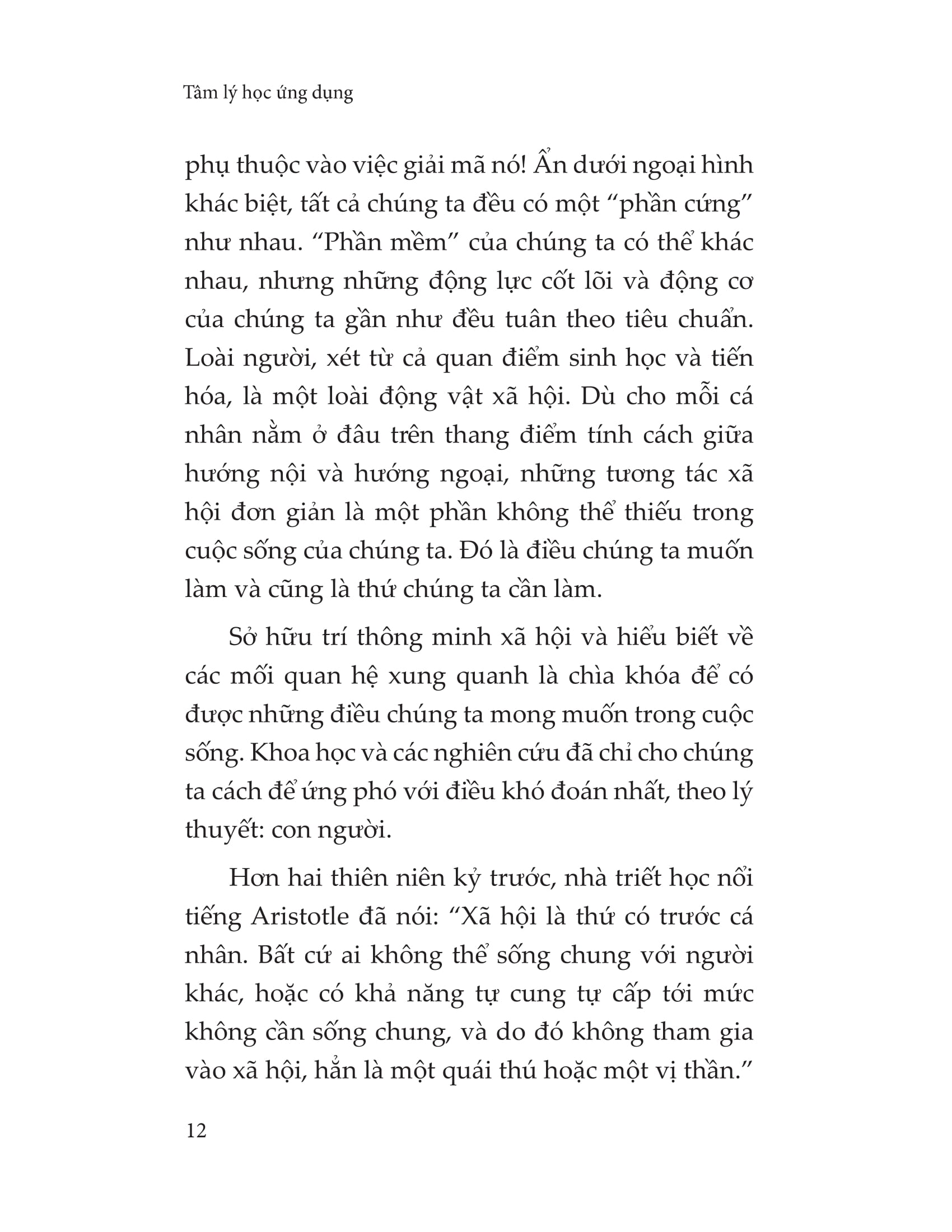 tâm lý học ứng dụng