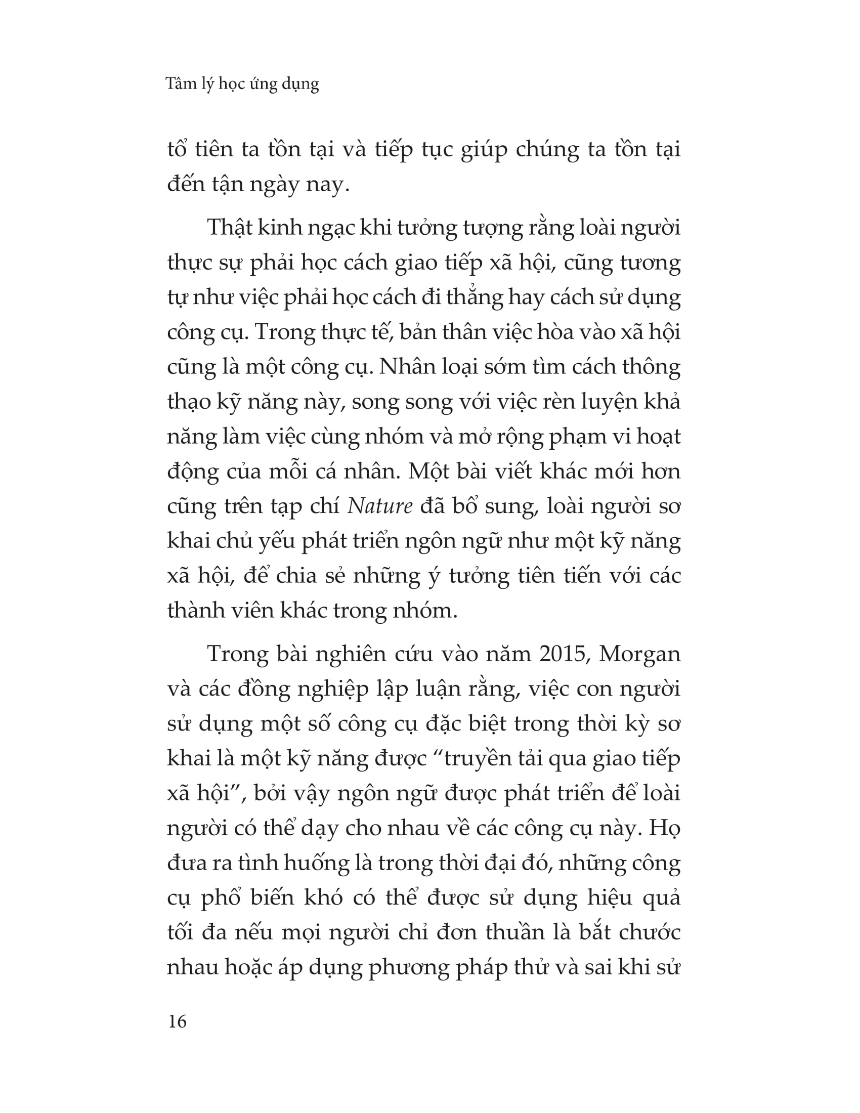 tâm lý học ứng dụng