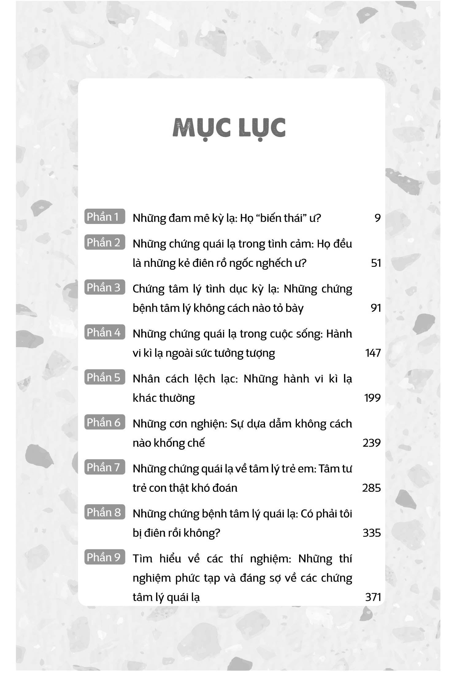 tâm lý học về những chứng quái lạ