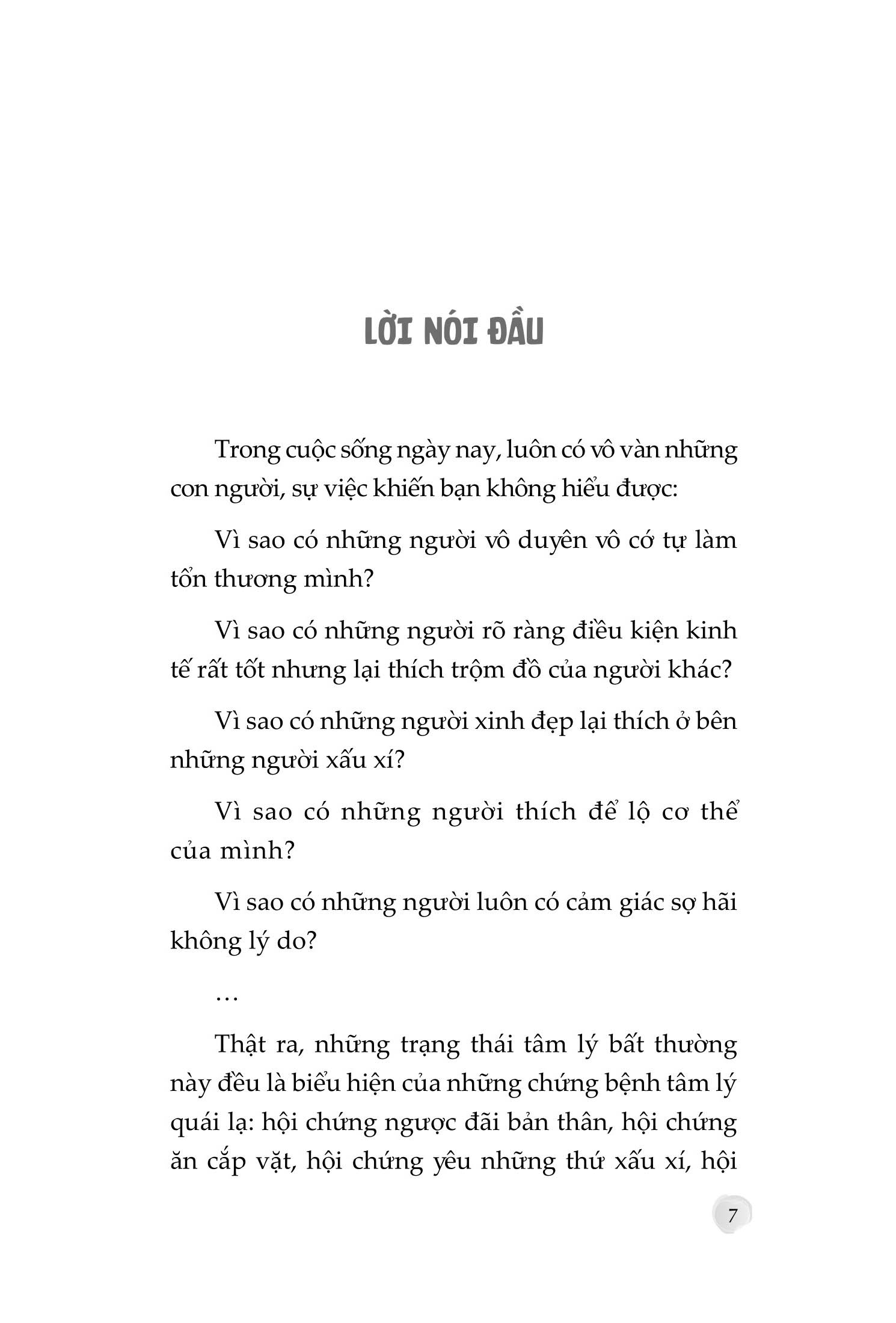tâm lý học về những chứng quái lạ