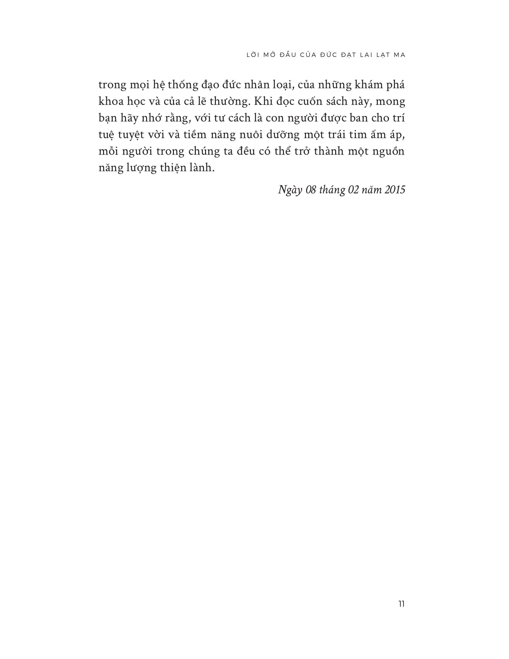 Tầm Nhìn Của Đức Đạt Lai Lạt Ma Về Thế Giới