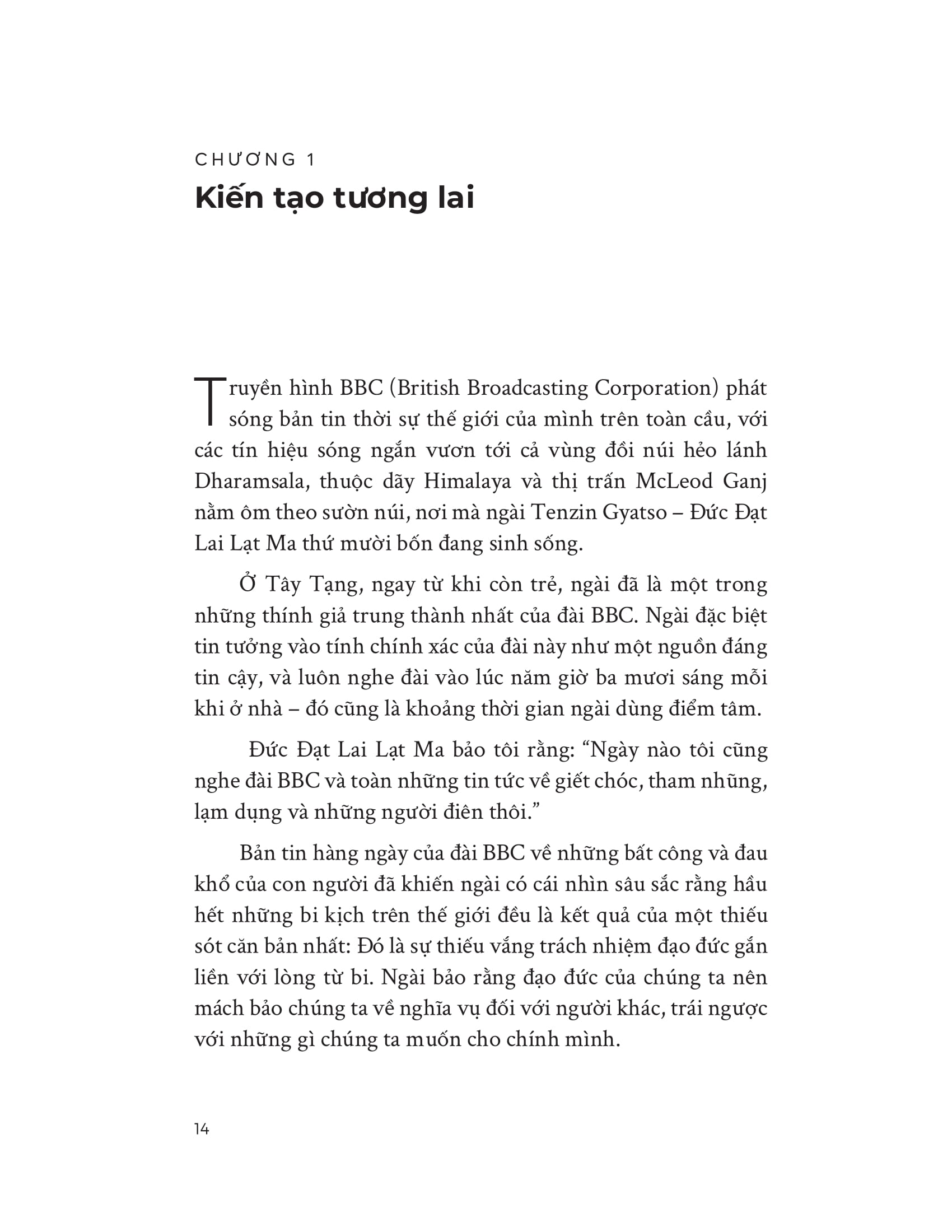 Tầm Nhìn Của Đức Đạt Lai Lạt Ma Về Thế Giới