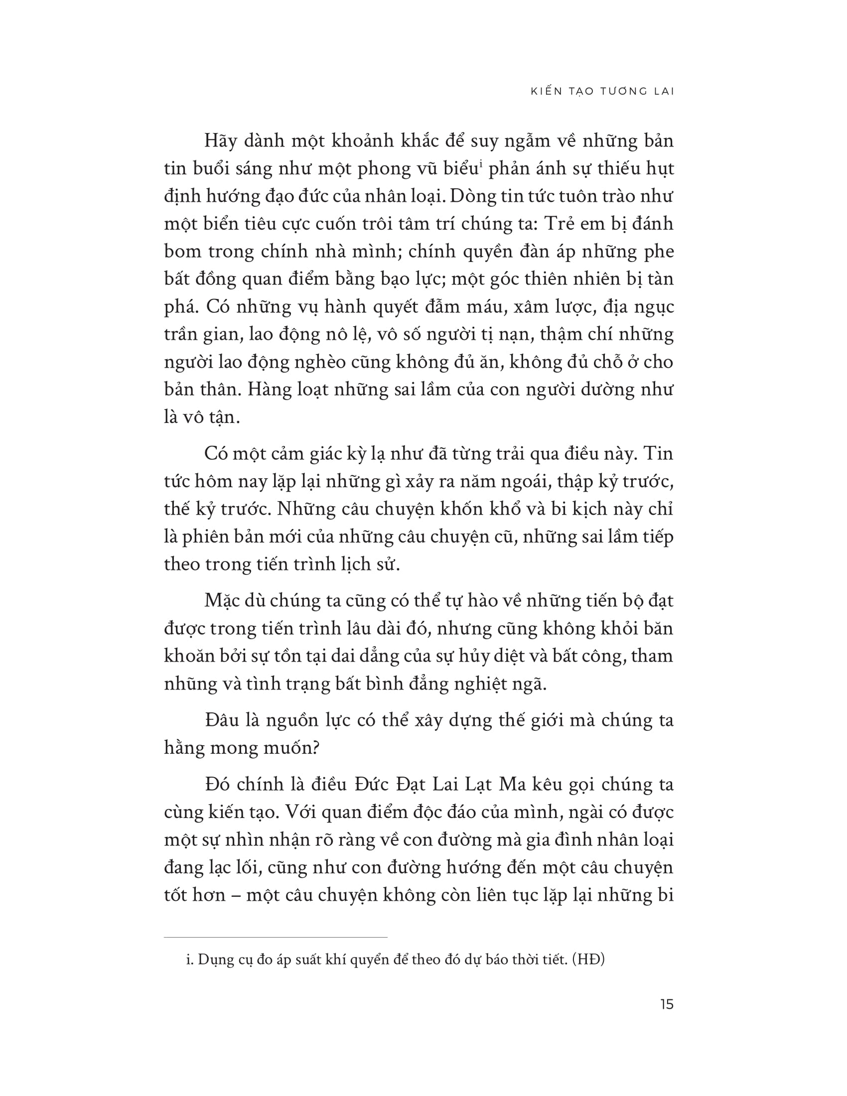 Tầm Nhìn Của Đức Đạt Lai Lạt Ma Về Thế Giới