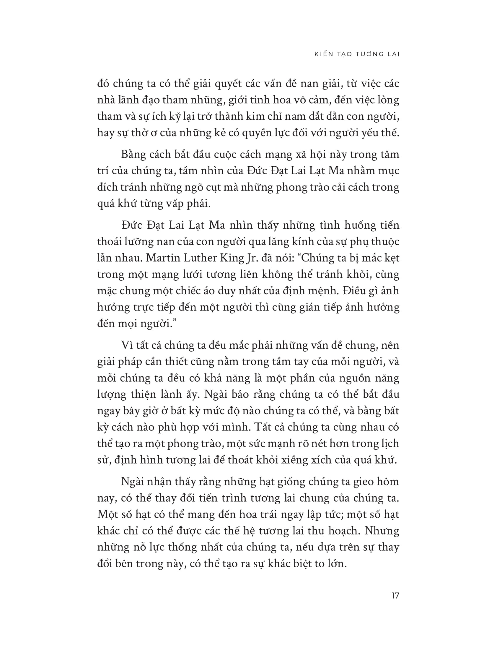 Tầm Nhìn Của Đức Đạt Lai Lạt Ma Về Thế Giới