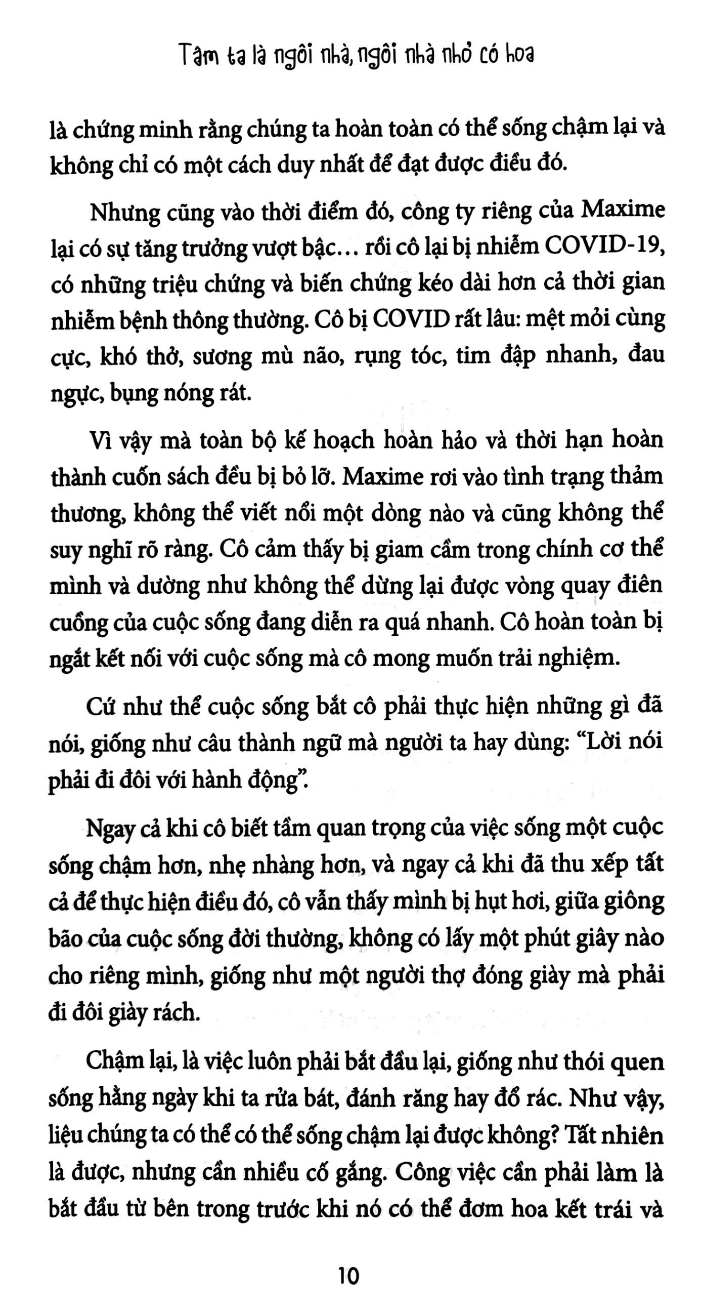 tâm ta là ngôi nhà - ngôi nhà nhỏ có hoa
