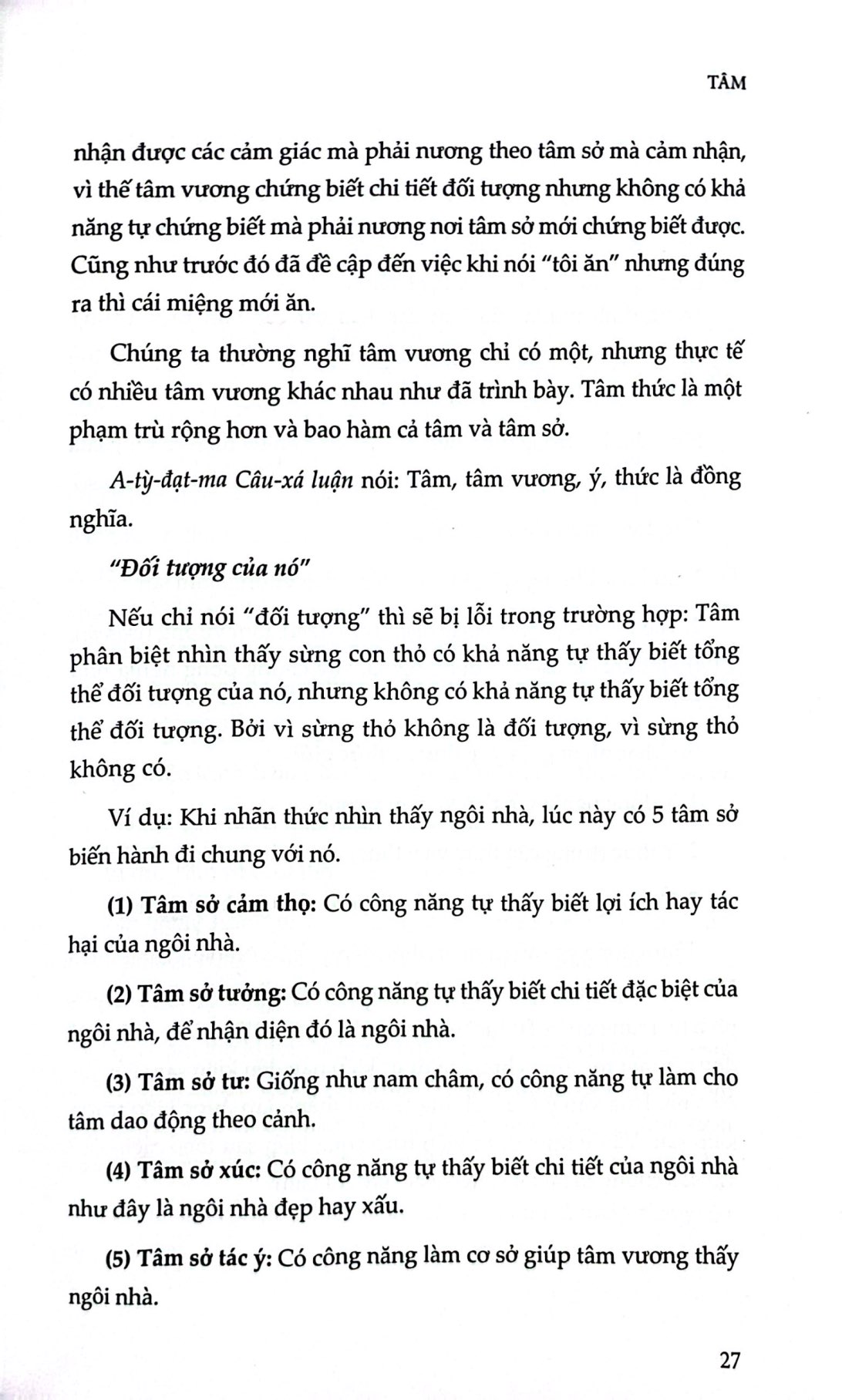 tâm - tâm sở - gương sáng quang minh