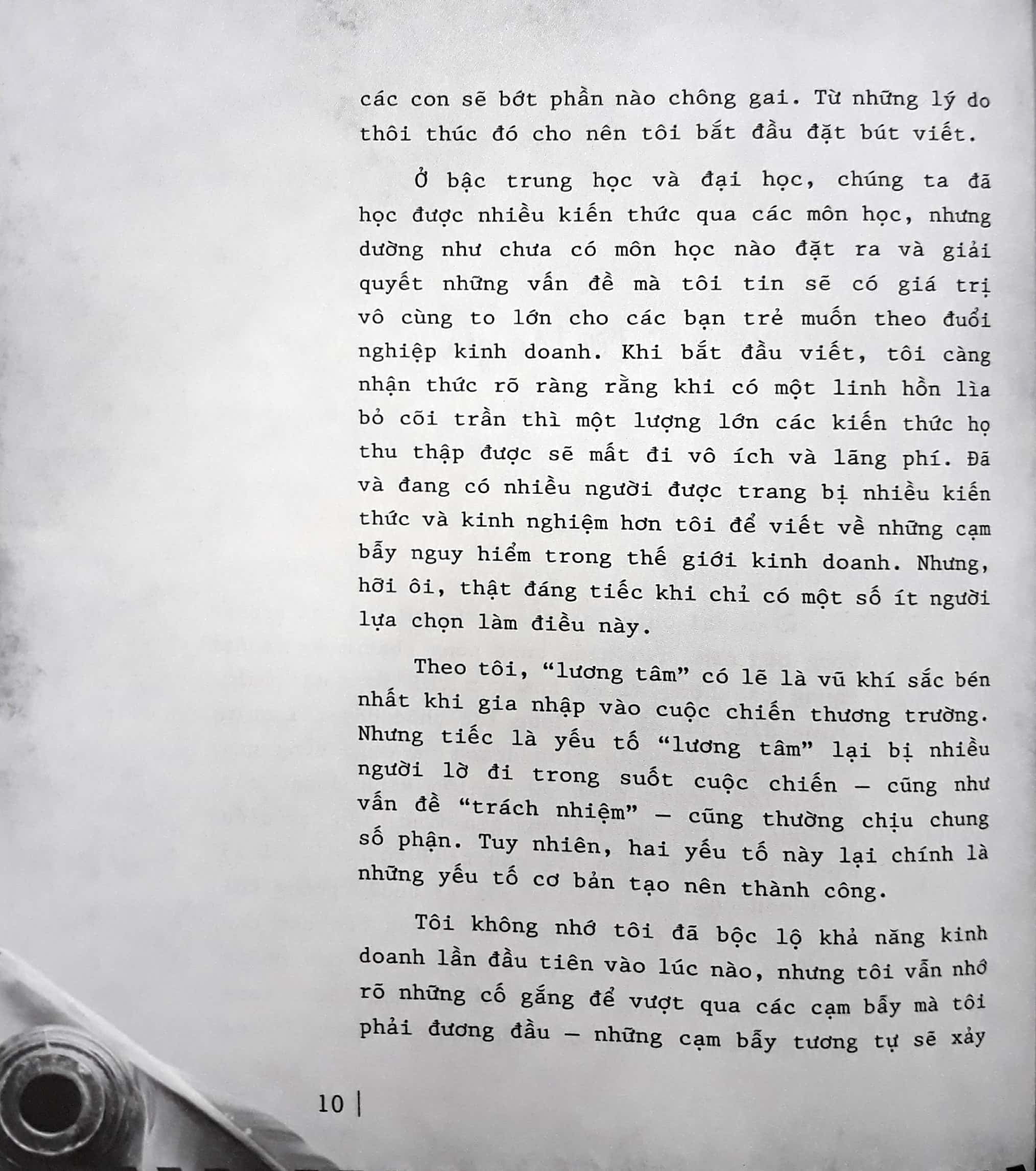 Tâm Thư Nhà Doanh Nghiệp