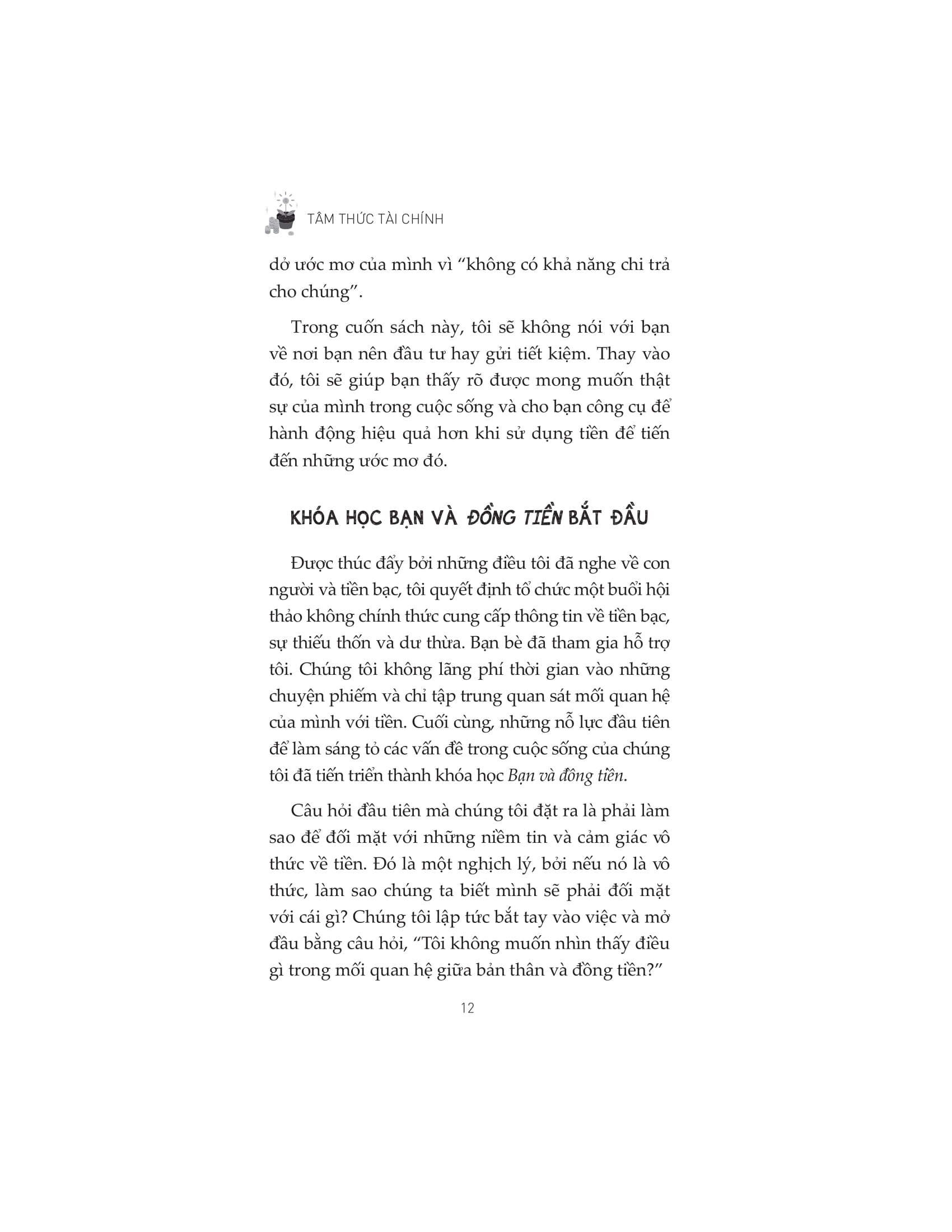 tâm thức tài chính