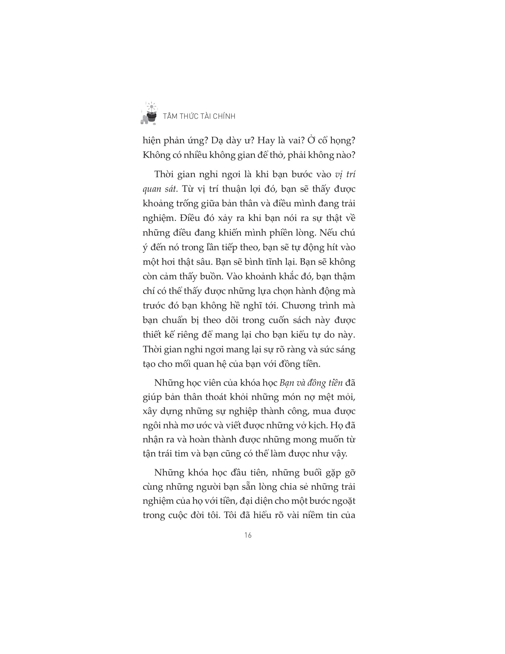 tâm thức tài chính