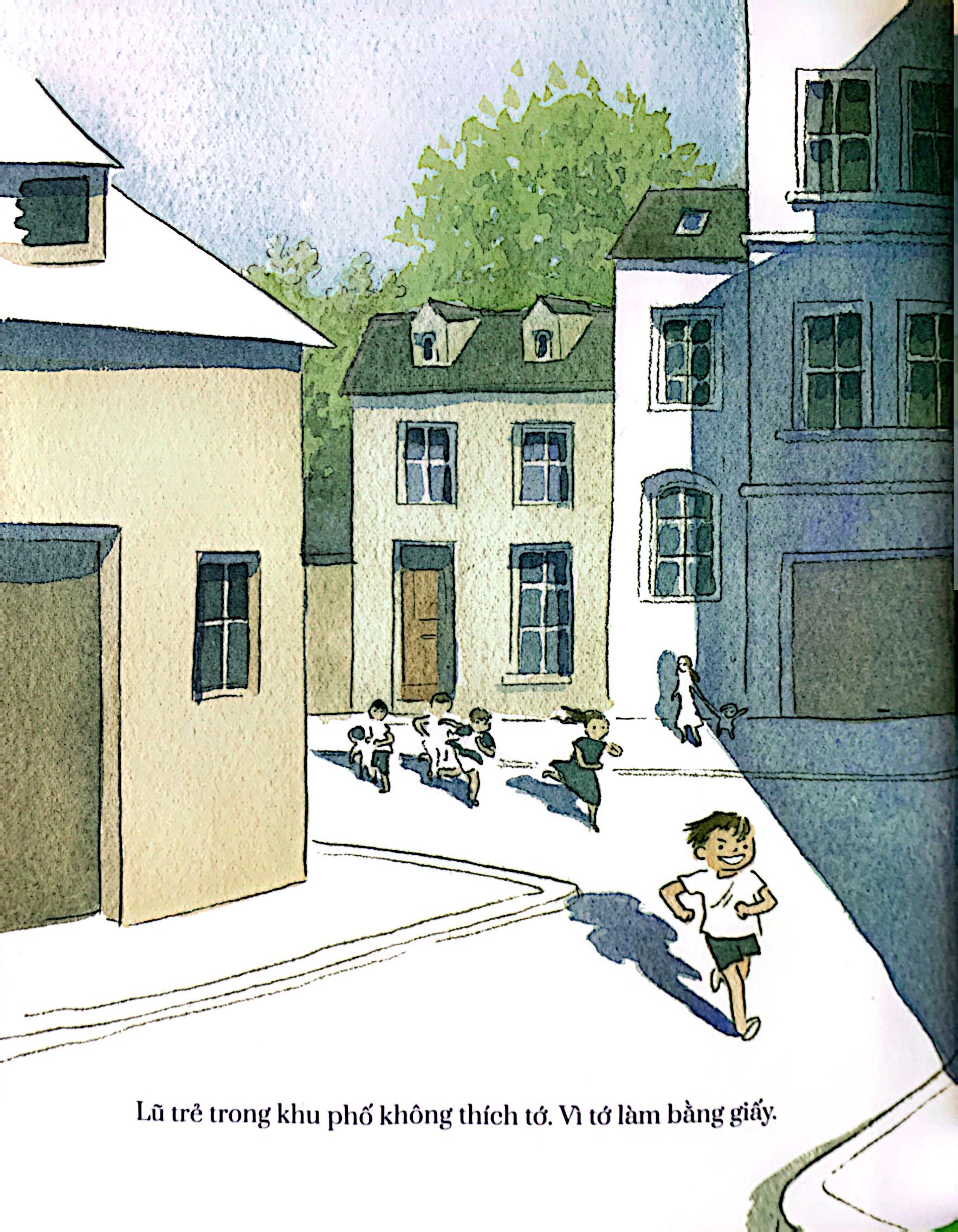 tâm tình bé nhỏ - cậu bé giấy