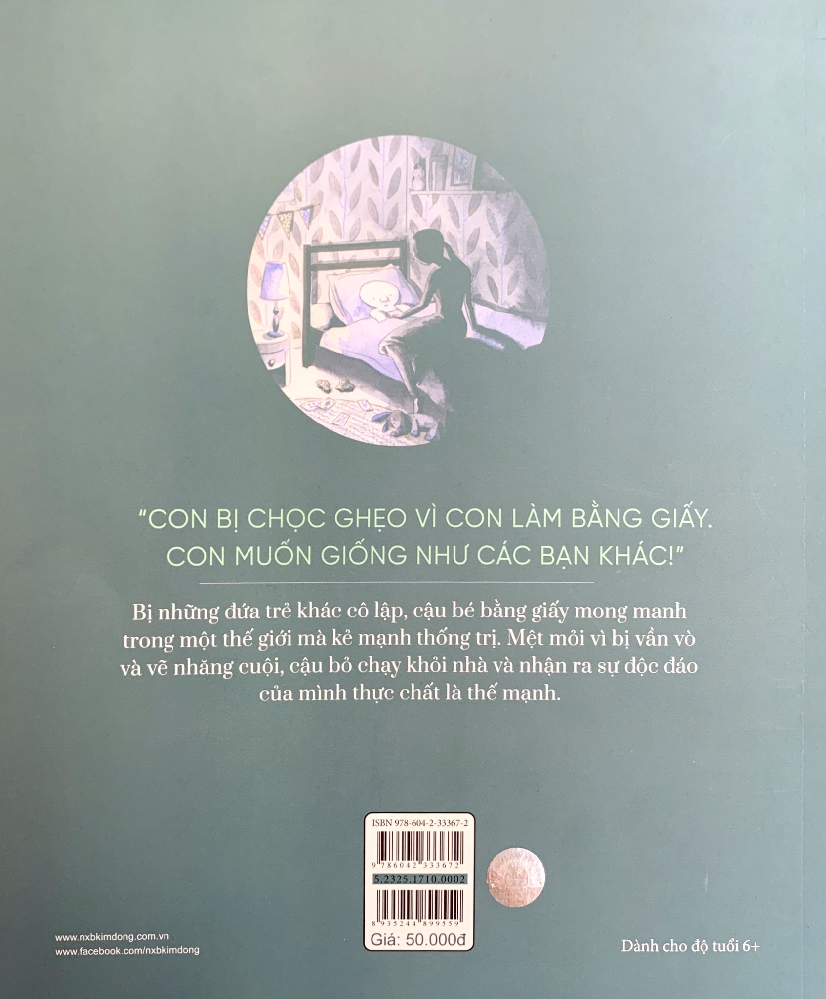 tâm tình bé nhỏ - cậu bé giấy