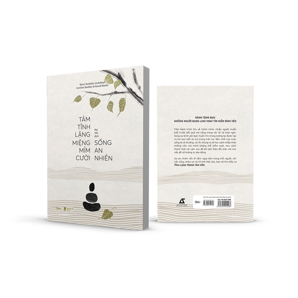 tâm tĩnh lặng miệng mỉm cười sống an nhiên