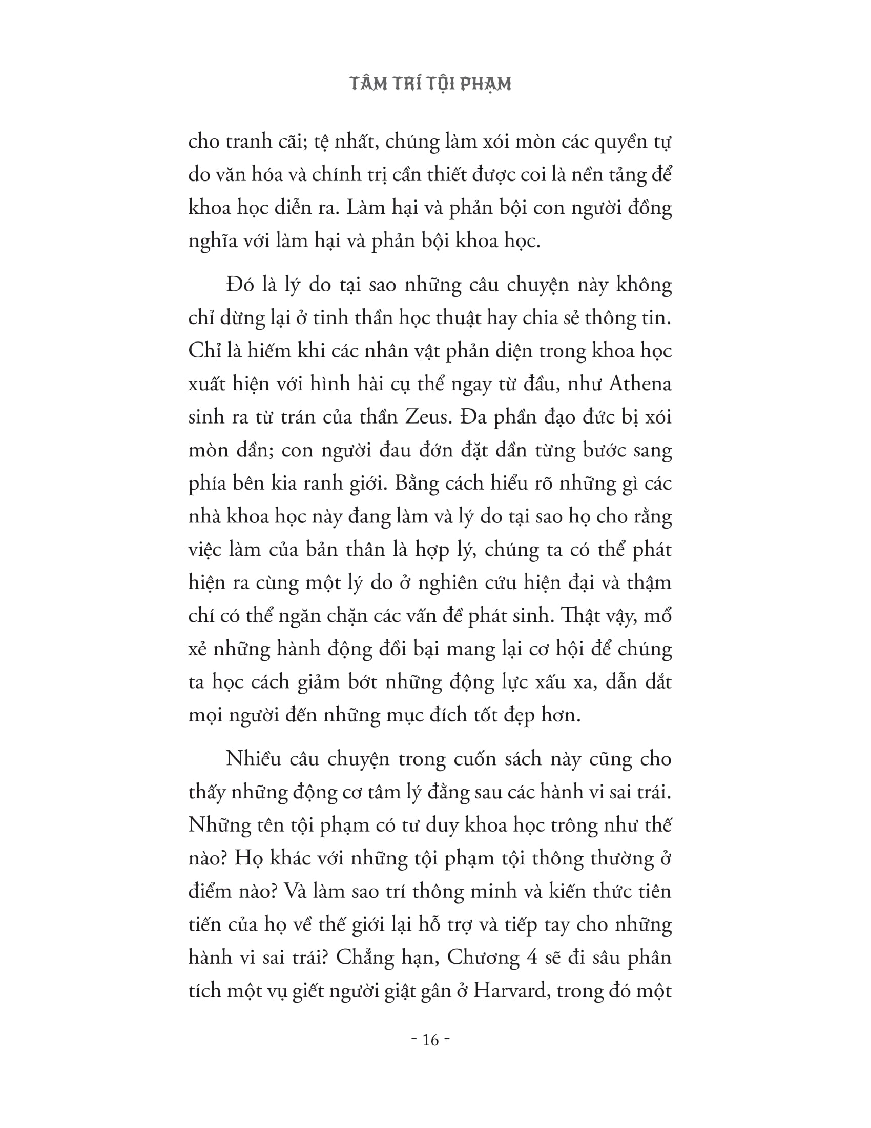 tâm trí tội phạm