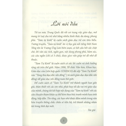 tam tự kinh và những câu chuyện tham khảo