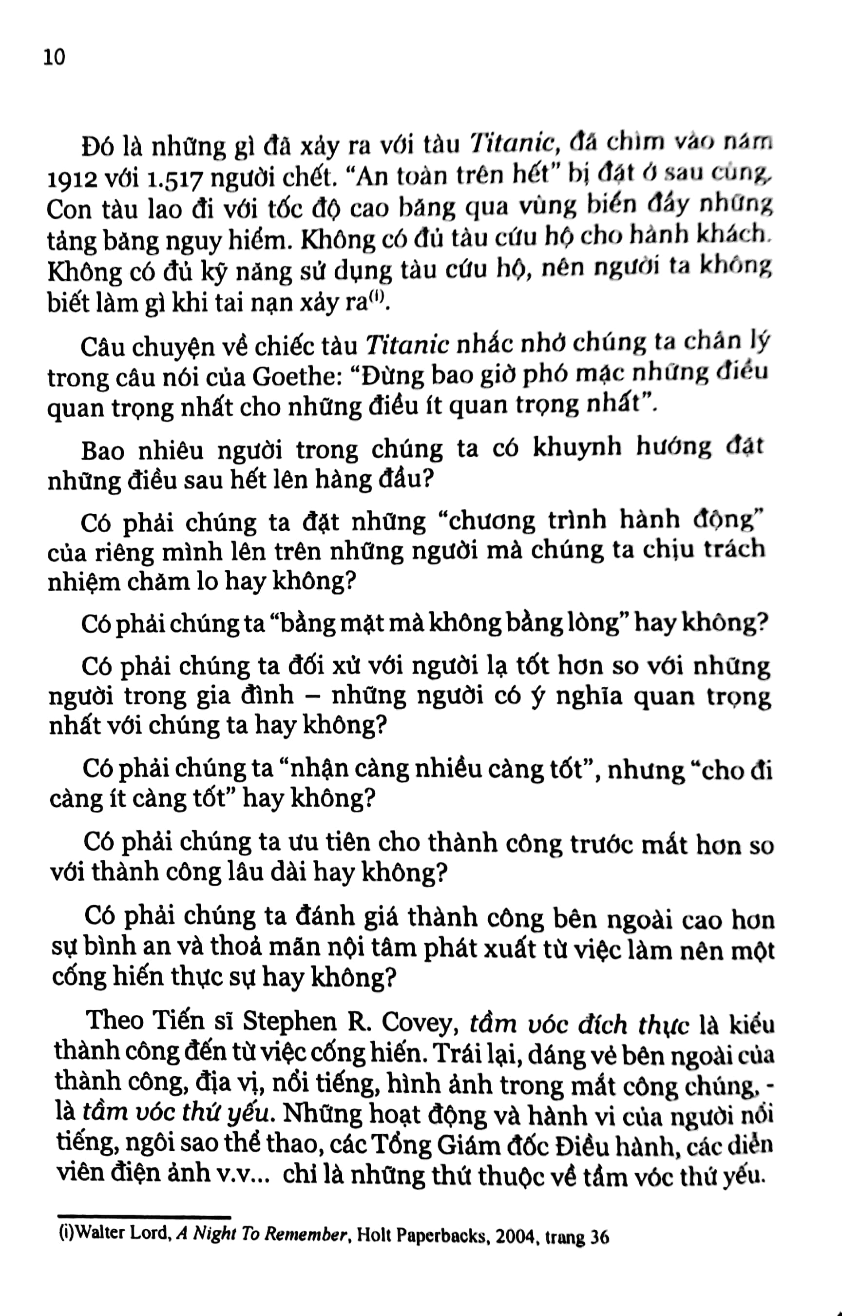 tầm vóc đích thực