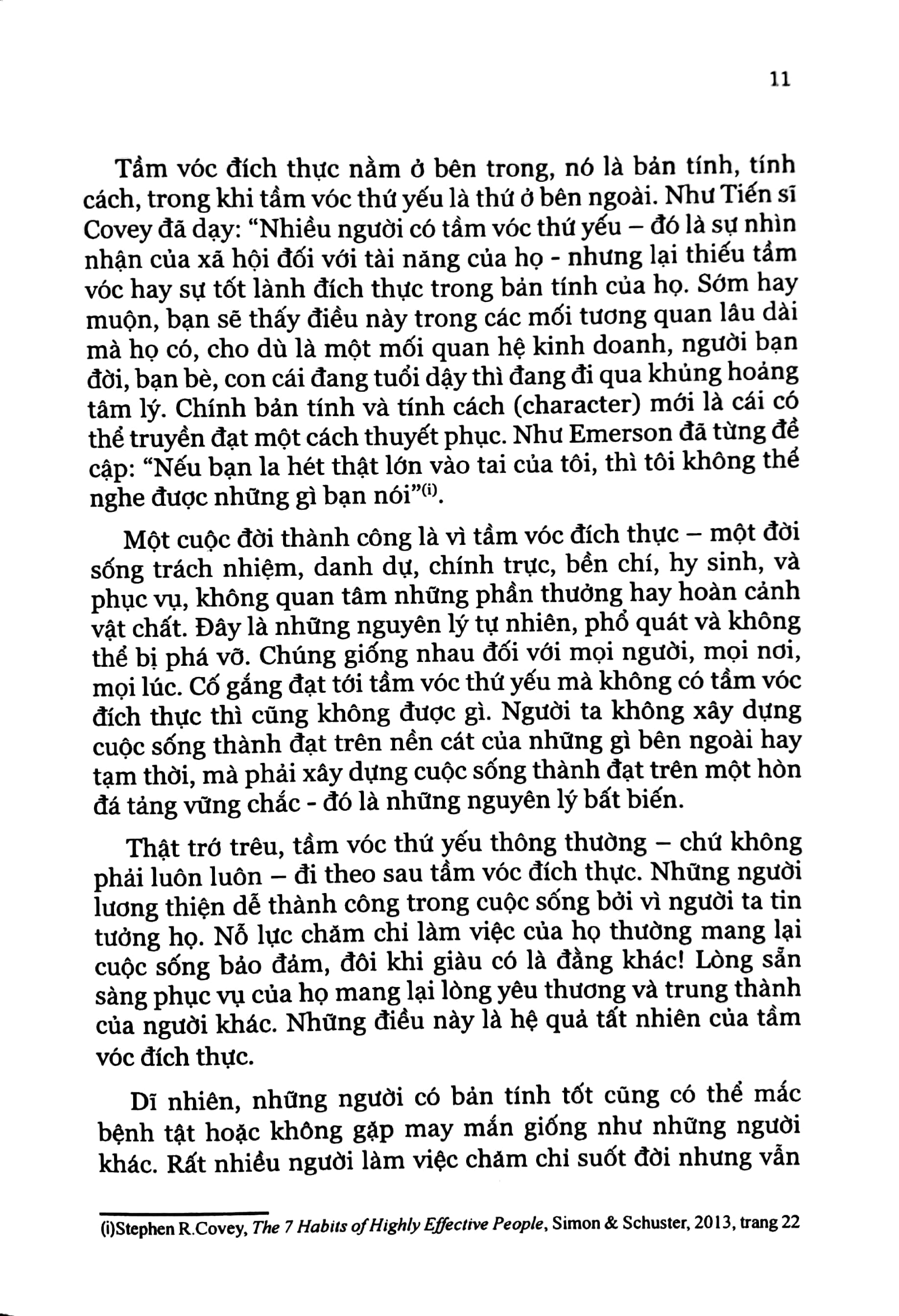 tầm vóc đích thực