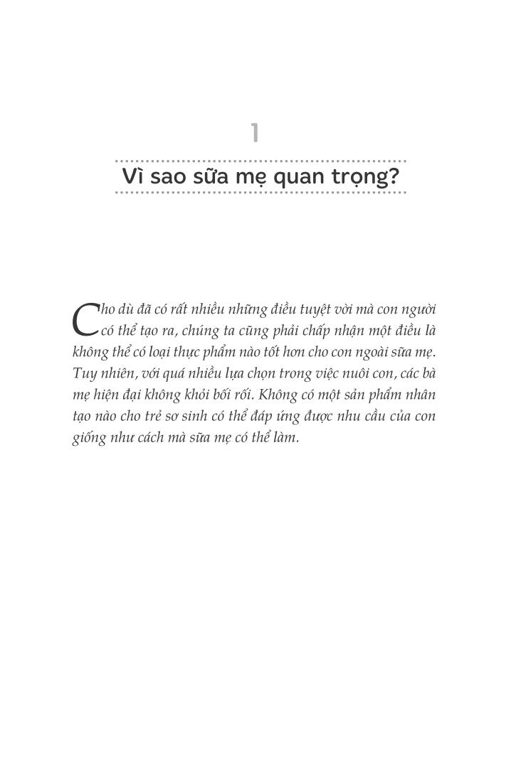 tận hưởng hành trình nuôi con sữa mẹ