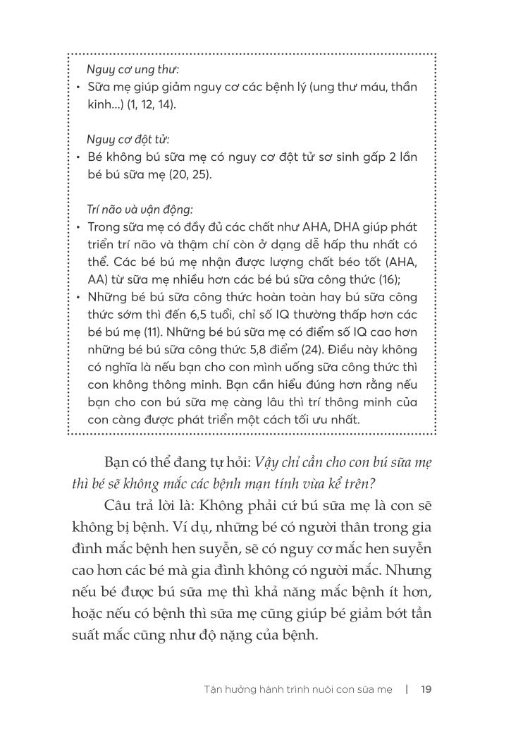 tận hưởng hành trình nuôi con sữa mẹ