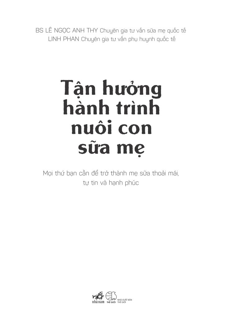 tận hưởng hành trình nuôi con sữa mẹ