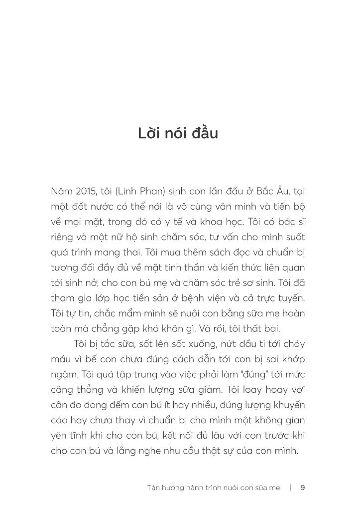 tận hưởng hành trình nuôi con sữa mẹ