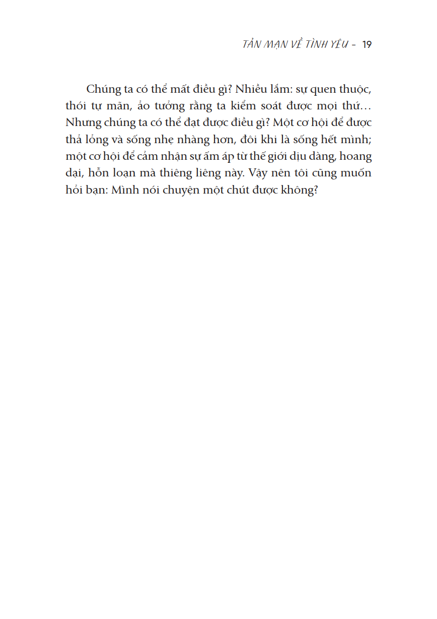 Tản Mạn Về Tình Yêu - Somehow