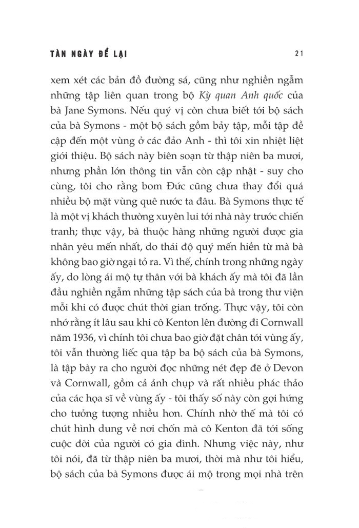 tàn ngày để lại